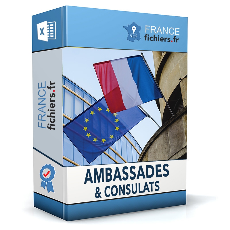 Fichier Ambassades Et Consulats France 